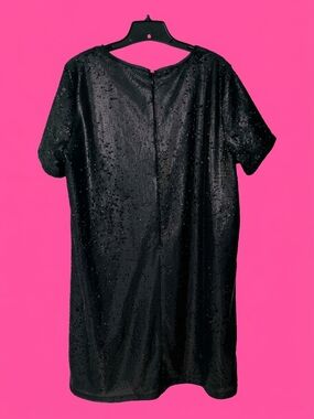 GAP Black Sequin Mini Dress